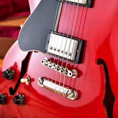 1998 Gibson ES-335 Dot Left-Handed - Cherry Red image 12