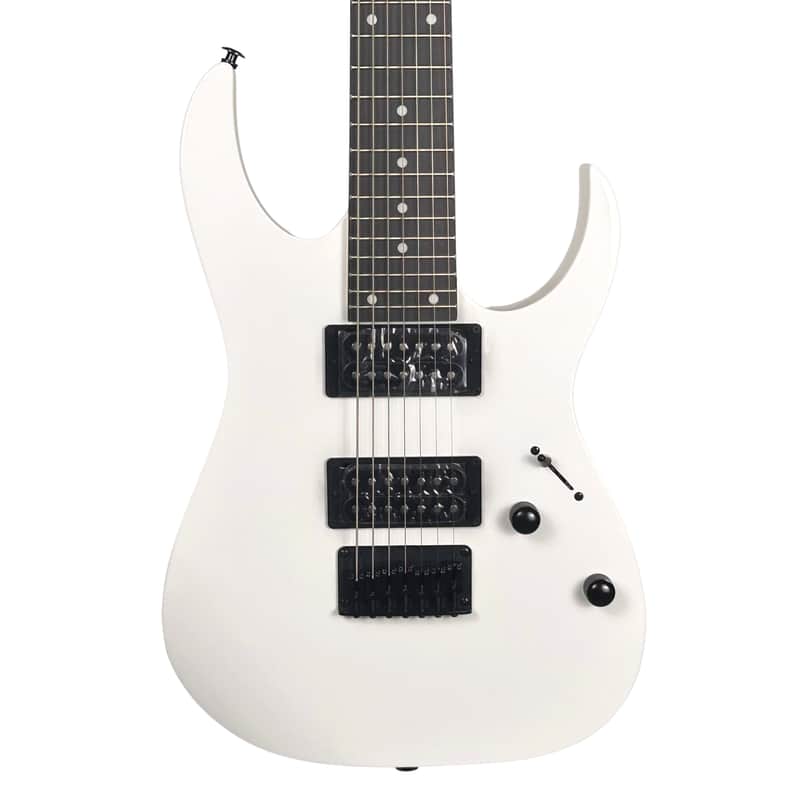 Ibanez GRG7221 RG Gio 7-String Guitar White image 1