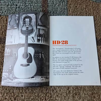 Vintage 1978 CF Martin Instruments Guitar Catalog! Rare, Original Case Candy, Paperwork! image 2