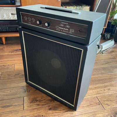 See Video! Vintage 1960s Teisco Checkmate 23 Bass + Organ Amplifier vox farfisa image 3