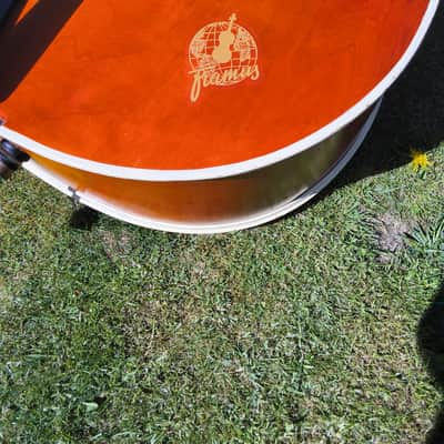 Framus Upright doubleBass 60/70s - Translucent Gretsch Orange image 9