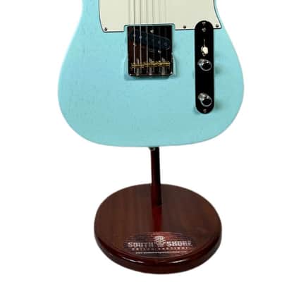 Rufini Guitars T-Modern Korina Body 2022 Ice Blue Satin, NEW (Authorized Dealer) image 2
