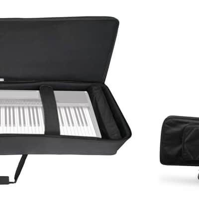 Rockville 88 Key Slim Padded Rigid Keyboard Gig Bag Case For Casio PX-320