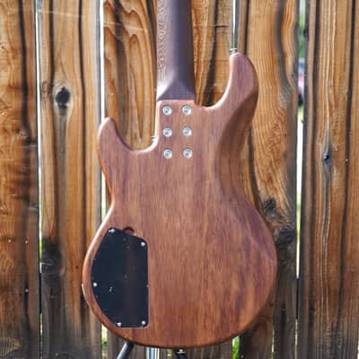 G&L USA Custom Shop Matador-V Monkey Pod 5-String Electric Bass Guitar w/ Black Tolex Case (2025) image 9
