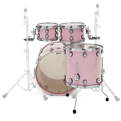 Premier Genista Maple Series 22" Four-Piece Shell Pack North American Maple Pink PGM22-4SPPIN image 2