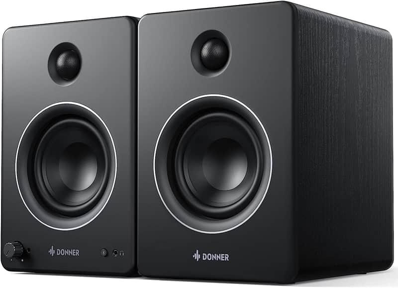 Active Bookshelf Studio Monitors Audio Speakers AptX-HD Bluetooth Stereo + EQ Editor image 1