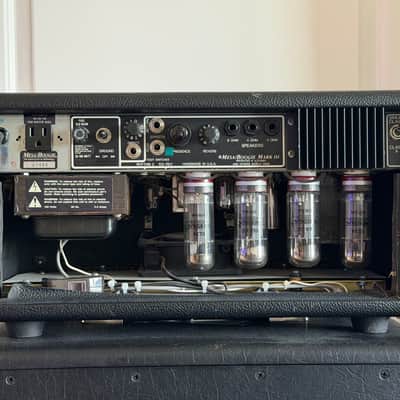 Mesa Boogie Mark III Simul-Class 3-Channel 75-Watt Guitar Amp Head - Green Stripe Bild 7