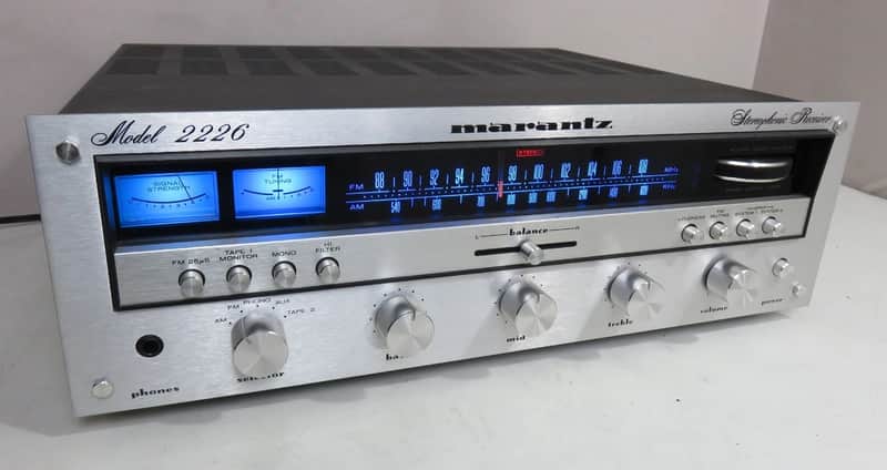 MARANTZ 2226 STEREO RECEIVER FULLY RECAPPED PRO SERVICED + LED's