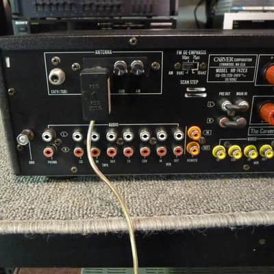 Carver HR-742 Stereo Receiver - 80 x 2 RMS Power Per Channel - Serviced & Reconditioned - W/Remote image 8
