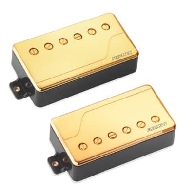 Fishman Fluence Classic Humbucker pickup set gold image 1