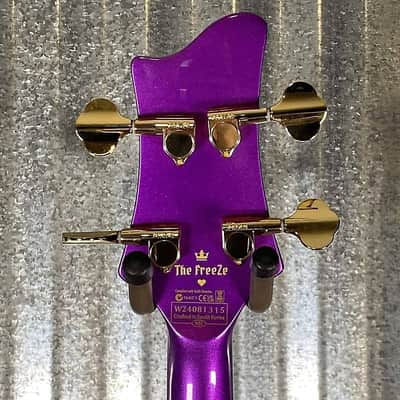 Schecter FreeZesicle-4 Ricky "Freeze" Smith Morris Day and the Time 4 String Bass Freeze Purple #1315 image 4