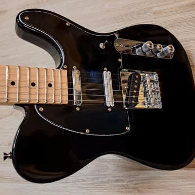 2026 Elite Customs Black Gilmour Mod'd & Look SSS Nashville 3 Pickup Tele Style Electric Guitar Maple neck Telecaster image 7