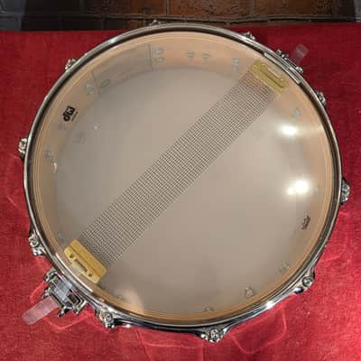 DW Collector's Series Maple Pi 3.14x14" Snare Drum Natural image 16