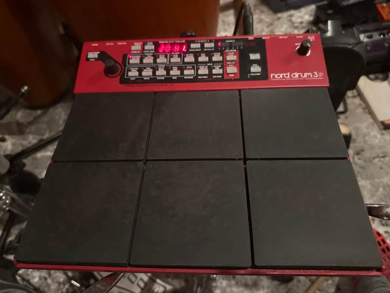Nord Drum 3P 6-Channel Modeling Percussion Synthesizer 2016 - Present - Red image 1