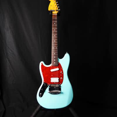 Fender Japan KC-MG/LH Sonic Blue “Sky-Stang I” – Kurt Cobain Nirvana Mustang LH MOD w/ Limited Record image 4
