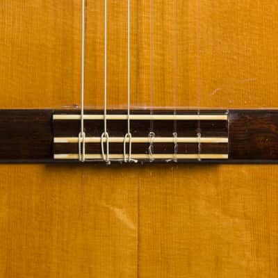 Manuel Velazquez  Classical Guitar (1955), ser. #153, period black hard shell case. image 18
