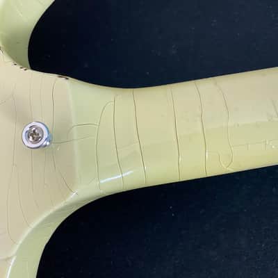 Video! Goofed 2021 Gibson Custom Shop Murphy Lab '64 Johnny Winter Signature Firebird V Polaris White Aged image 15