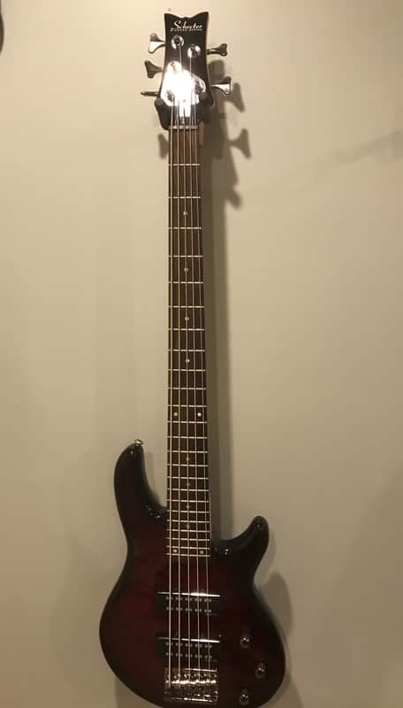Schecter Raiden Special-5 5-String Bass Black Cherry image 1