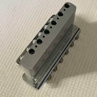 1990's Fender USA Eric Clapton Signature Stratocaster 6 Post Chrome Tremolo Bridge & Arm image 12