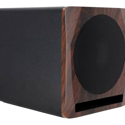 Rockville APM10D Dark Wood 10" 400w Powered Studio Subwoofer Pro Reference Sub image 5