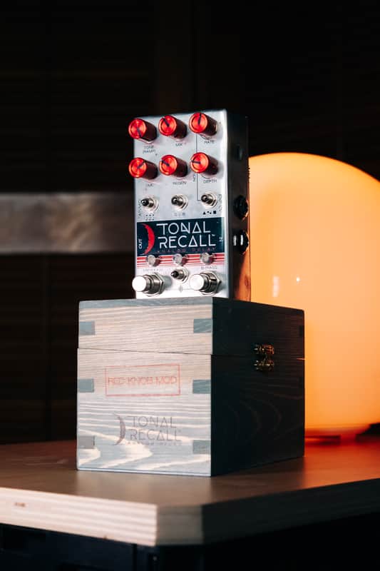 Chase Bliss Audio Tonal Recall RKM Red Knob Mod Analog Delay 2017 - 2018 - Graphic with Red Knobs image 1