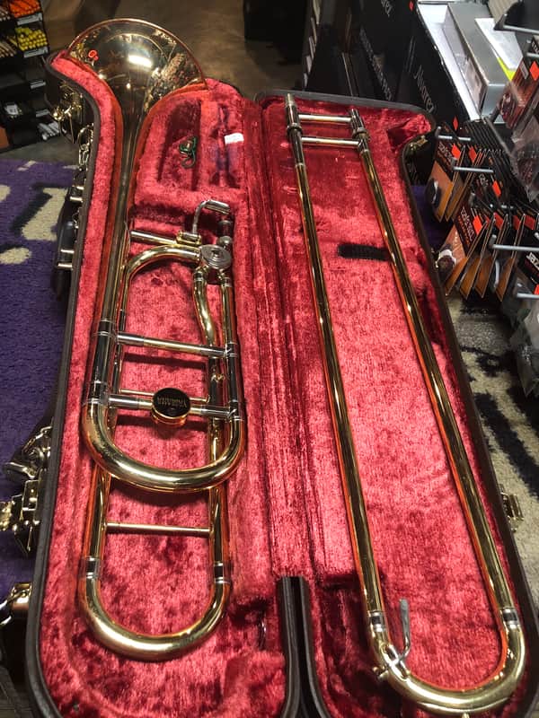Yamaha YSL-882GO Xeno Open Wrap Trombone 2010s - Lacquered Brass image 1