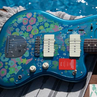Fender Japan Limited Edition Blue Flower Paisley Jazzmaster - NOS/Collector Owned - Pro Set Up w Perfect Frets/Action/Intonation! image 9