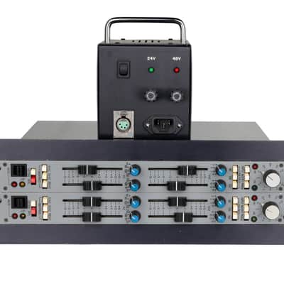 Trident A Range Mic Pre EQ Racked Pair #VK01452 #VK01453 (Vintage) image 3
