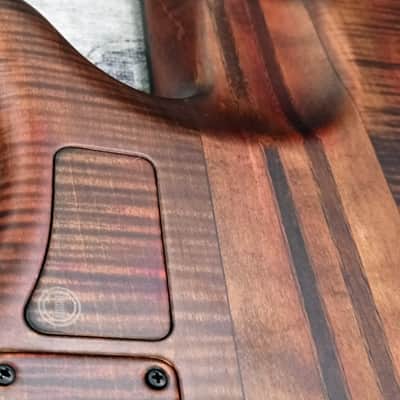 Mayones Patriot MR 5 Fretless - antique brown image 15