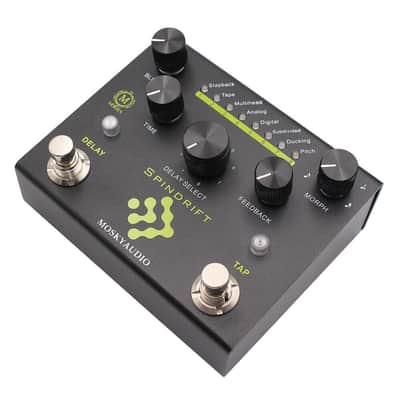 Mosky SPINDRIFT Digital Delay with TAP Guitar Effect Pedal 8 Mode Metal Shell image 4