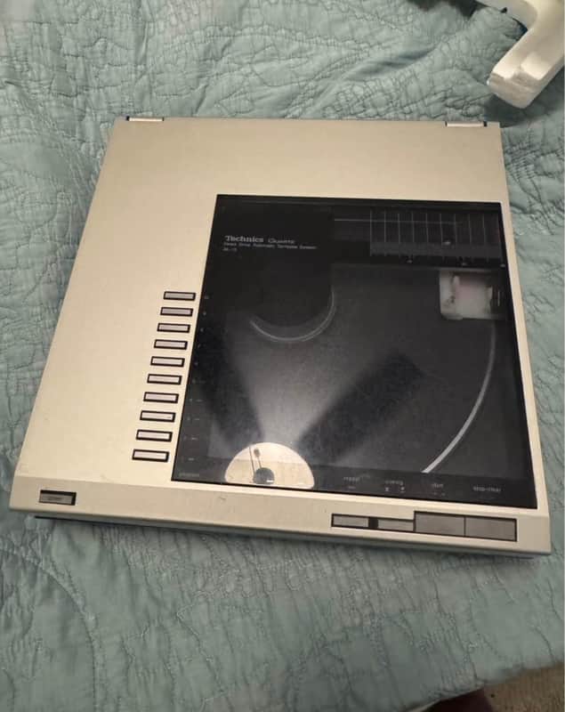 Technics SL-15 Vintage Turntable Parts Repair As Is with Box Manual Cables