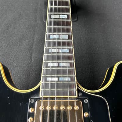 1983 Yamaha SA-2100 Semi-Hollow Electric Guitar – Black – Made in Japan – Original Hard Case image 17