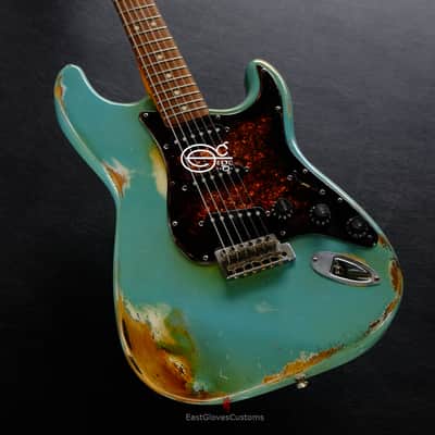 Fender Stratocaster Daphne blue Heavy Aged Relic image 1
