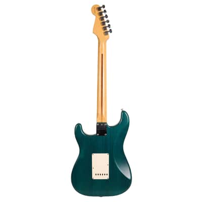 Fender Highway One Stratocaster Teal Green Transparent 2002 image 3