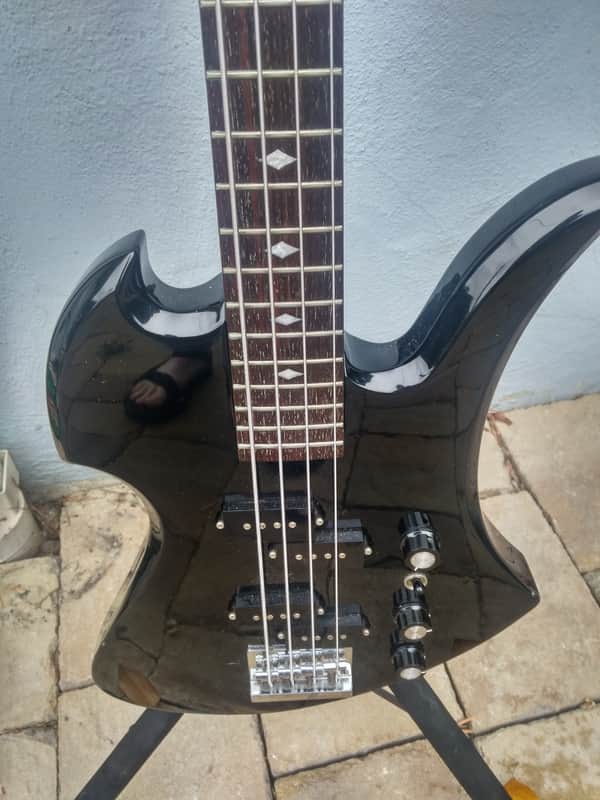 FERNANDES MB-65 モッキンバードベース エレキベース ブラック Fernandes MB-65 Mockingbird bass | Reverb