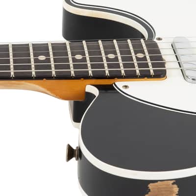Used Fender Custom Shop 1963 Telecaster Relic Masterbuilt David Brown - Black image 9