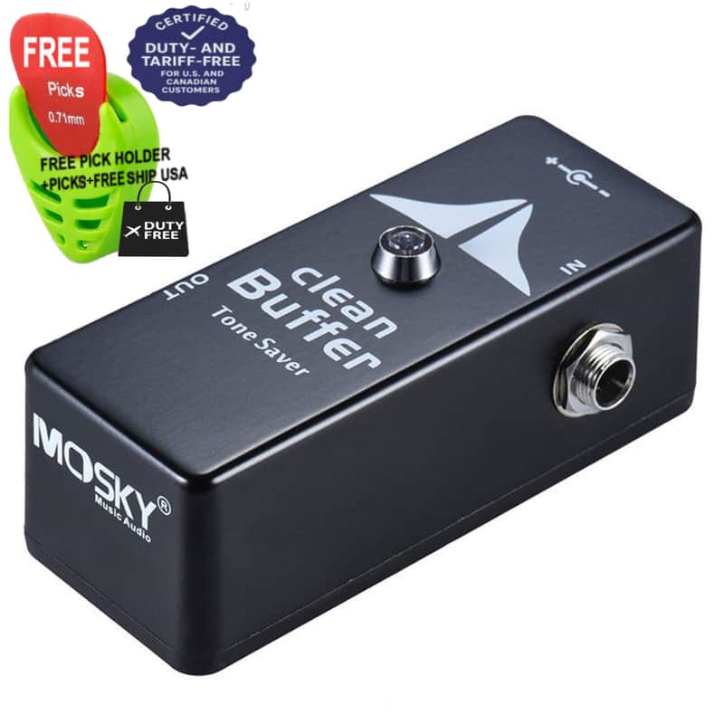 Mosky Audio Clean Buffer Tone Saver, FREE PICKS + HOLDER+ FREE SHIP USA image 1