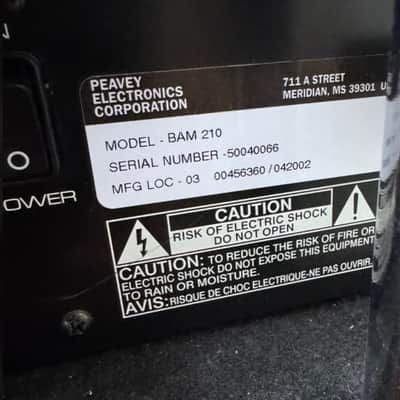 Peavey BAM 210 with PFC 4B image 7
