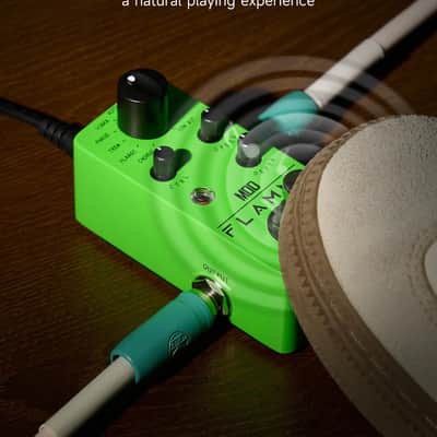 FLAMMA FC05 Mini Modulation Pedal with Chorus Flanger Tremolo Phaser Vibrato Rotary Liquid Autowah Stutter Ring LowBit image 4