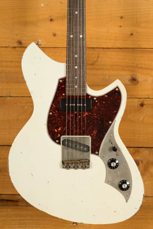 Novo Select Serus T | Olympic White - Tortoise Shell Pickguard image 1