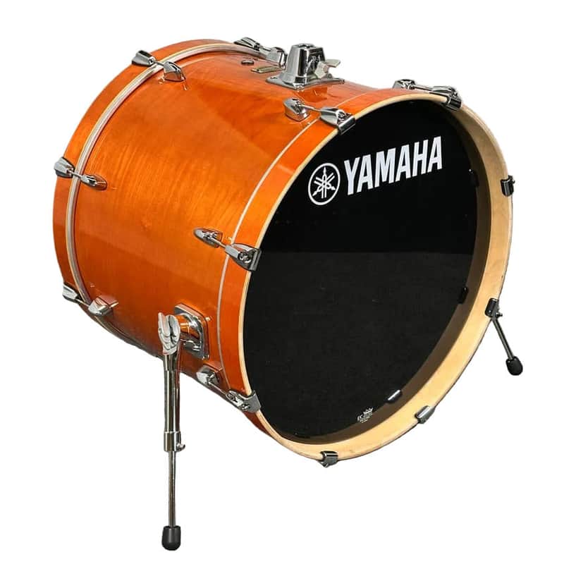 Used Yamaha Stage Custom Birch Bass Drum 22x17 Honey Amber - Very Good image 1