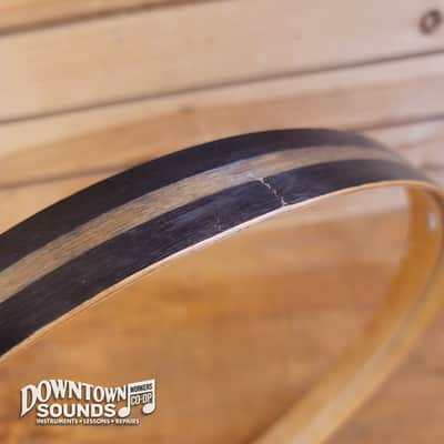 1998 Ayotte x Keplinger 5.5" x 14" Stainless Steel Snare - Pearl Super Hoops, OG Wood Hoops + Lug Fittings image 17