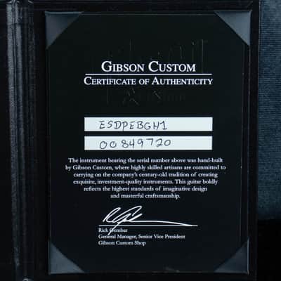 Gibson ES-335 Ebony, Gold Hardware 2009 ~ Secondhand image 7