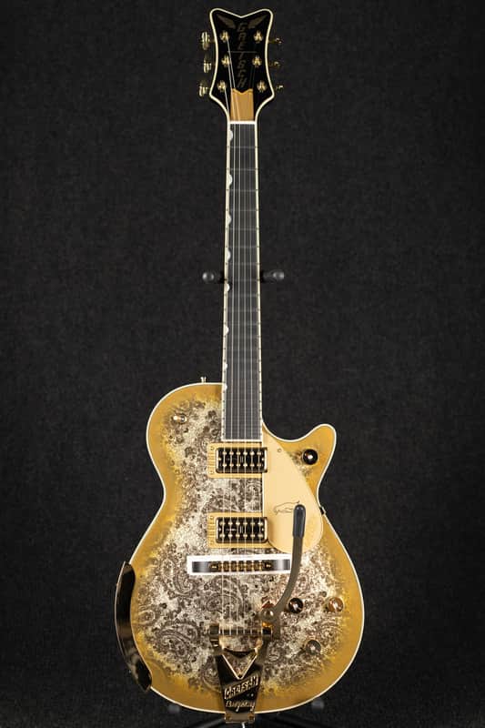 Gretsch G6134TG Paisley Penguin - Gold Paisley Burst image 1