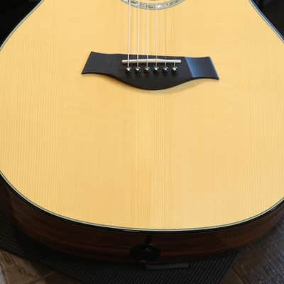 Unplayed! 2014 Taylor Custom GA Madagascar Ebony European Spruce Acoustic Guitar Natural + OHSC image 5