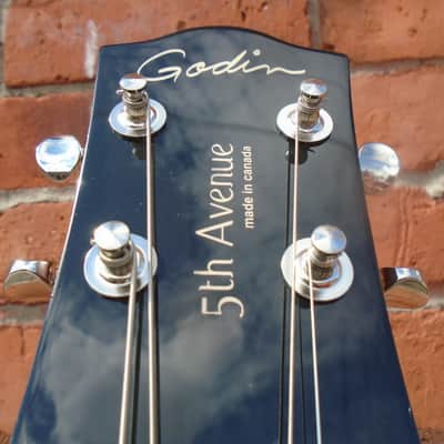 Godin 5TH Ave Kingpin ll, Copper Burst HG w/bag sf - Copper Burst image 4