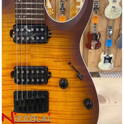 Ibanez RGA42FMDEF Dragon Eye Burst Flat image 2