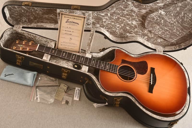 Eastman AC722CE Grand Auditorium Acoustic Electric Guitar – Dakota Fade, European Spruce & Rosewood #M2531088 image 1