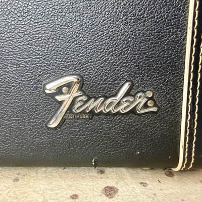 Vintage 1978-1980 Fender Mustang Guitar Case Black "Made in USA" 1970's 1980's image 2