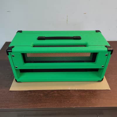 ORANGE Style Gehäuse / Box Headshell OR80 OR120 Amp Shell Green tolex image 4